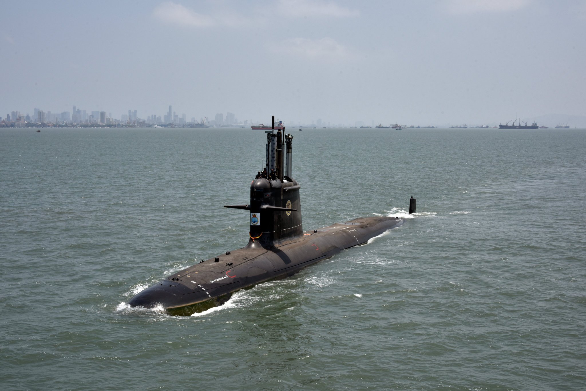Defence Cover First Sea Sortie of sixth Scorpene Submarine Vaghsheer